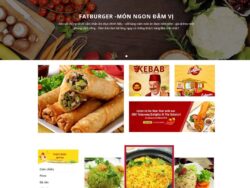 Theme WordPress nhà hàng