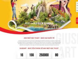 Theme WordPress trung tâm anh ngữ 01