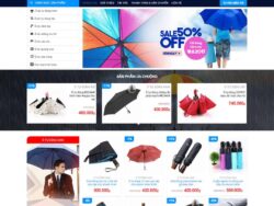 Theme wordpress bán ô dù, áo mưa