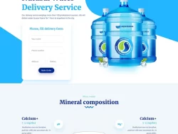 Theme WordPress công ty nước tinh khiết đóng chai