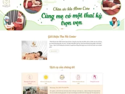 Theme WordPress dịch vụ chăm sóc mẹ và bé