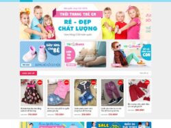 Theme wordpress baby shop