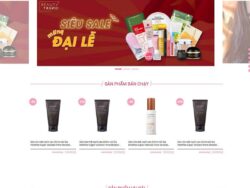 Theme WordPress Shop bán mỹ phẩm