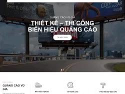 Theme WordPress làm biển quảng cáo 02