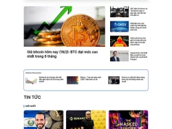 Theme WordPress Blog tiền ảo