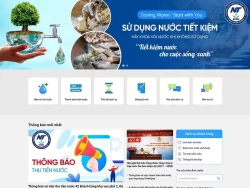 Theme WordPress xí nghiệp cấp nước