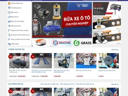 Theme WordPress bán thiết bị rửa xe ô tô