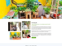 Theme WordPress bán cây xanh, tiểu cảnh 03