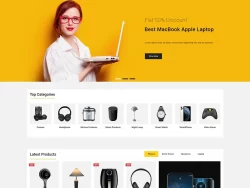 Theme WordPress bán đồ công nghệ 02