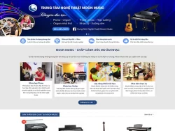 Theme WordPress trung tâm dạy nhạc