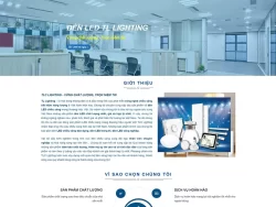 Theme WordPress công ty sản xuất đèn Led