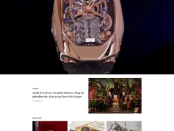 Theme WordPress bán đồng hồ cao cấp 02