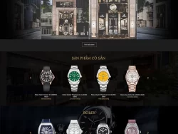 Theme WordPress bán đồng hồ cao cấp 03