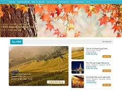 Theme WordPress Du Lịch 01