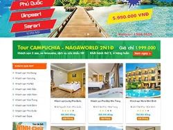 Theme WordPress Du Lịch 02
