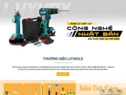 Theme WordPress bán dụng cụ cơ khí
