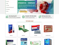 Theme WordPress dược phẩm 09