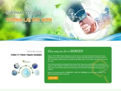 Theme WordPress giới thiệu công ty giải pháp môi trường