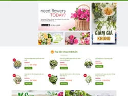 Theme WordPress Hoa Tươi