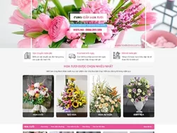 Theme WordPress Hoa Tươi 01