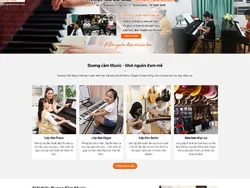 Theme WordPress Học Đàn