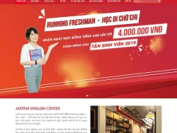 Theme WordPress trung tâm học tiếng anh