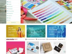 Theme WordPress in ấn, thiết kế