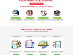 Theme WordPress Khám Sức Khỏe 01