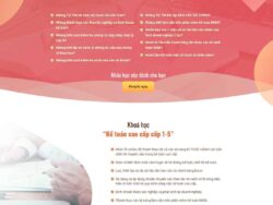 Theme WordPress landing page khóa học kế toán