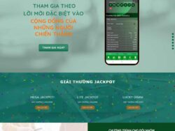 Theme WordPress giới thiệu đầu tư xổ số luckydozens