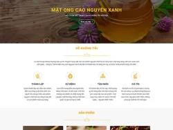 Theme WordPress bán mật ong 03