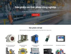 Theme WordPress nhà cung cấp thiết bị cơ khí