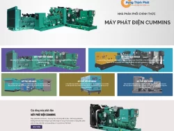 Theme WordPress Máy Phát Điện