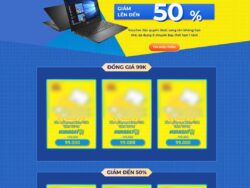 Theme WordPress landing page bán máy tính, laptop