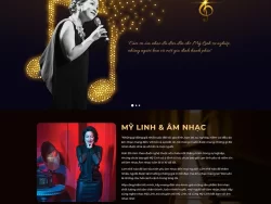 Theme WordPress giới thiệu ca sĩ
