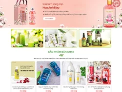 Theme WordPress Mỹ Phẩm 01