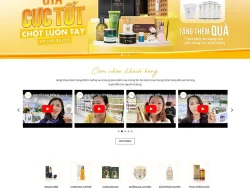 Theme WordPress mỹ phẩm 14