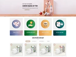 Theme WordPress Mỹ Phẩm 03