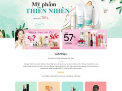 Theme WordPress mỹ phẩm 09
