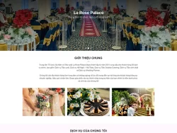 Theme WordPress nhà hàng tiệc cưới