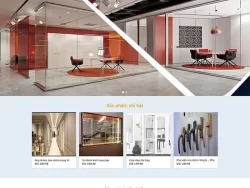 Theme WordPress công ty nhôm kính 03