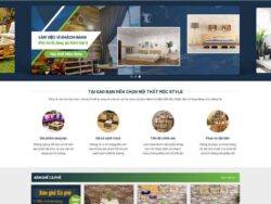 Theme WordPress bán hàng bàn ghế, nội thất