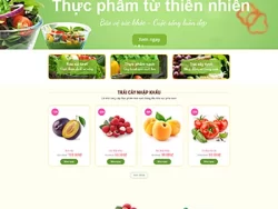 Theme WordPress Nông Sản 02