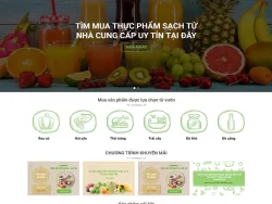 Theme WordPress nông sản 03