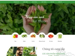Theme WordPress nông sản 05
