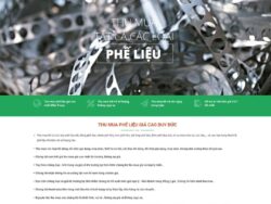 Theme WordPress thu mua đồng nát, phế liệu