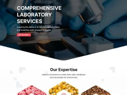 Theme WordPress phòng lab thí nghiệm y tế