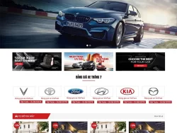 Theme WordPress đánh giá, mua bán ô tô