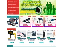 Theme WordPress Shop Cơ Khí