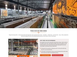 Theme WordPress tổng kho đá, siêu thị đá